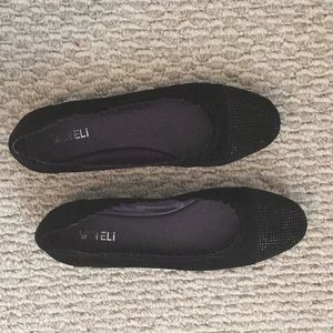 Van Eli Black suede shoes size 10